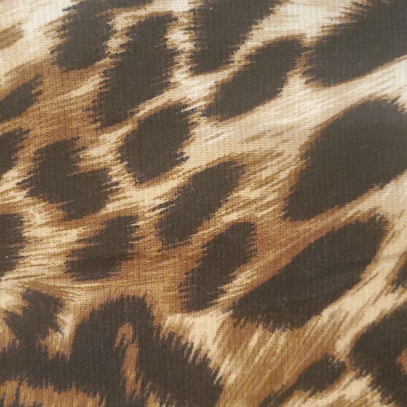 Leopard Print Pencil Skirt - Picture 2 of 4